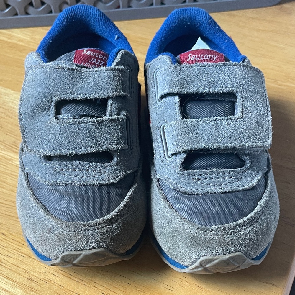 Saucony Kids' Gray and Navy Sneakers size 7